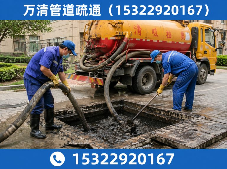 白云区下水道疏通展示图